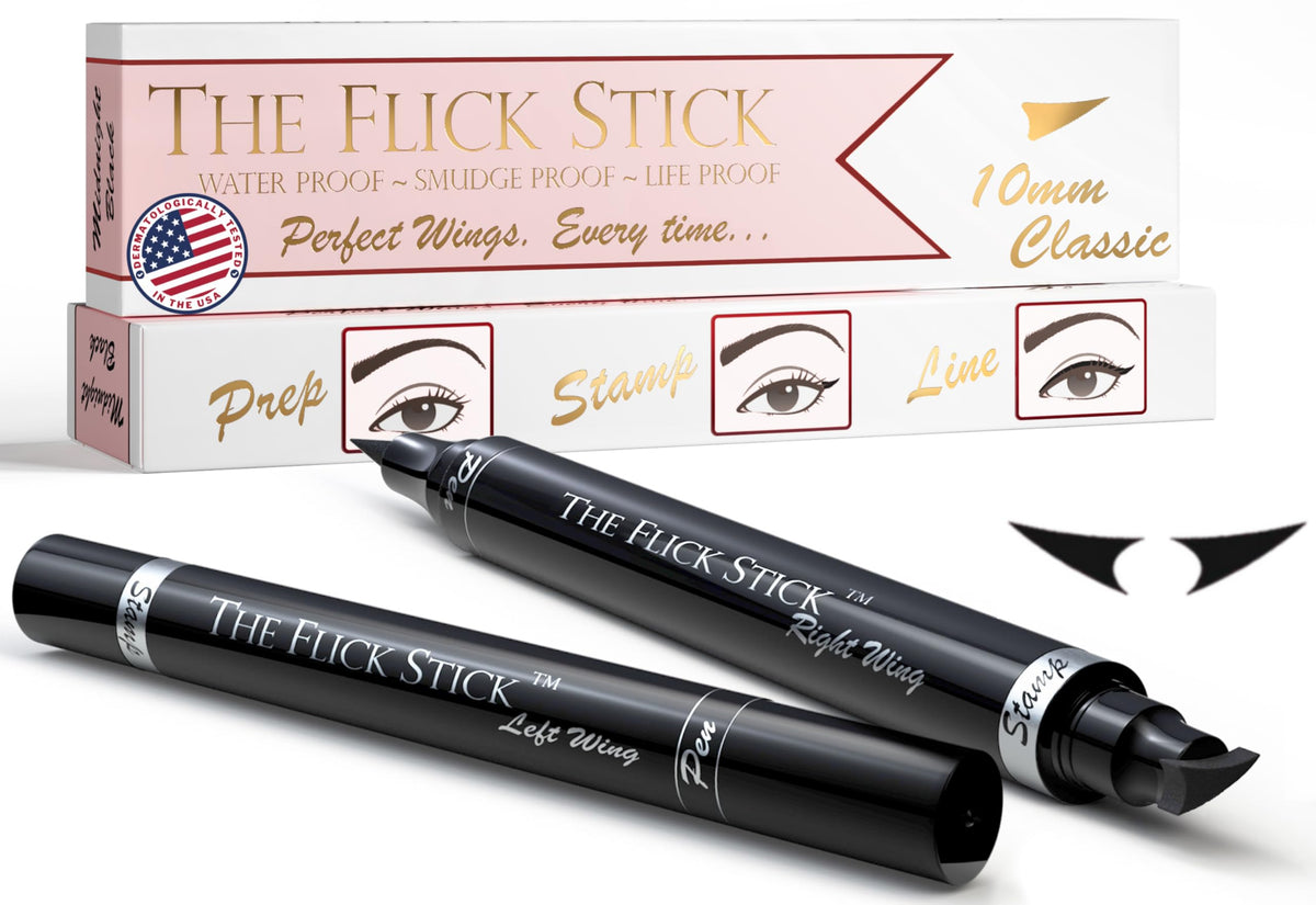 The Flick Stick Eyeliner Stamp Midnight Black front view