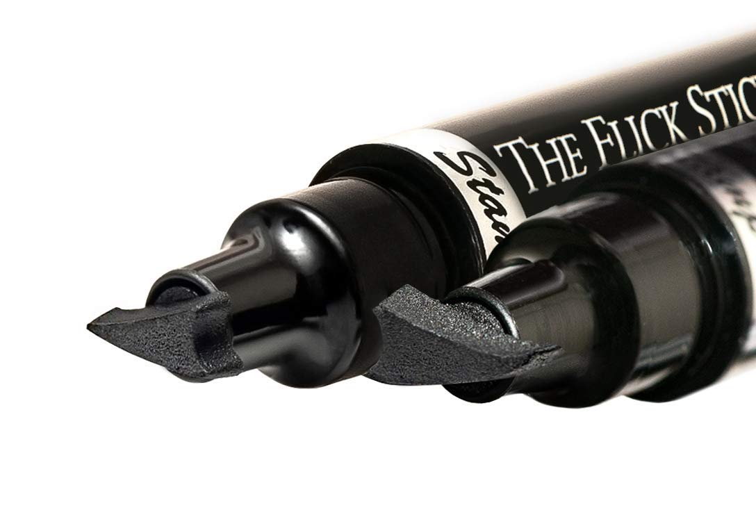 The Flick Stick Eyeliner Stamp Midnight Black on makeup table