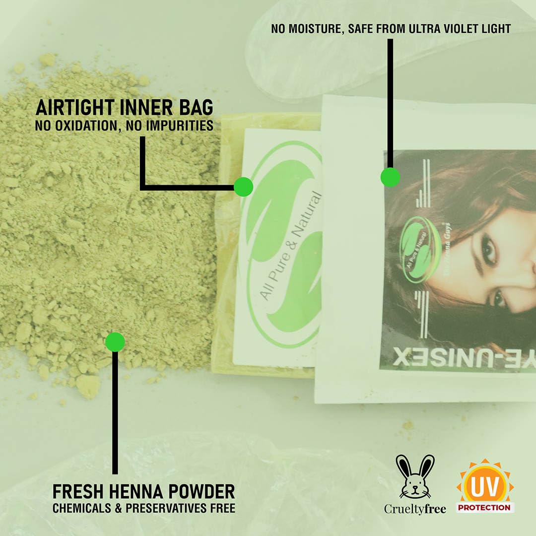 The Henna Guys Auburn Henna application on hair