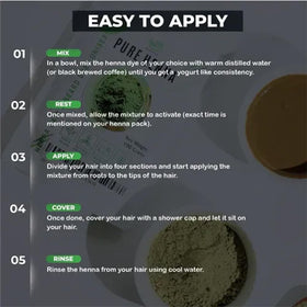 The Henna Guys henna powder mixed into a smooth paste