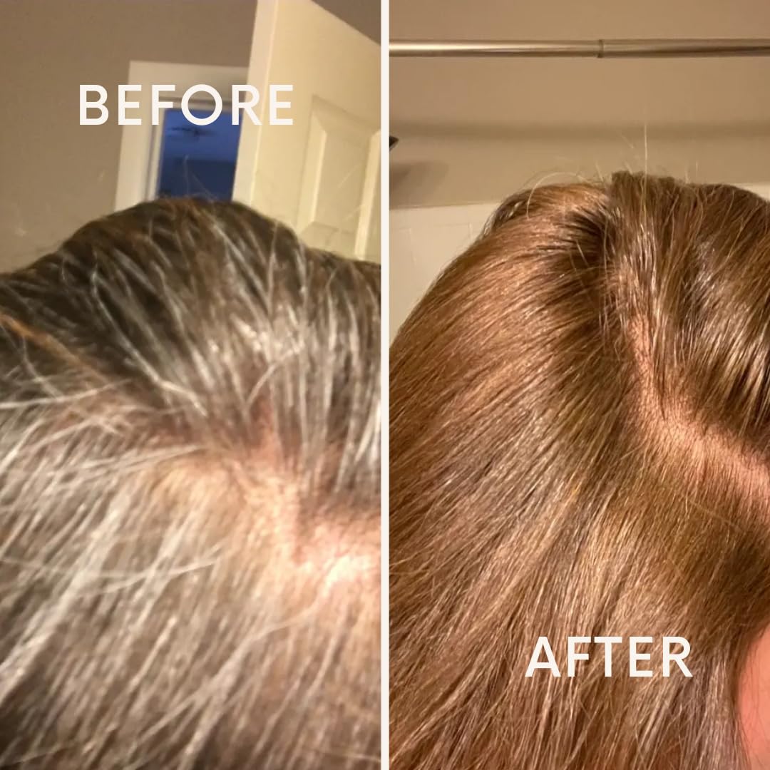 The Henna Guys Light Brown Henna Hair Dye application process