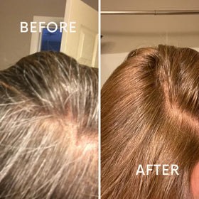 The Henna Guys Light Brown Henna Hair Dye application process