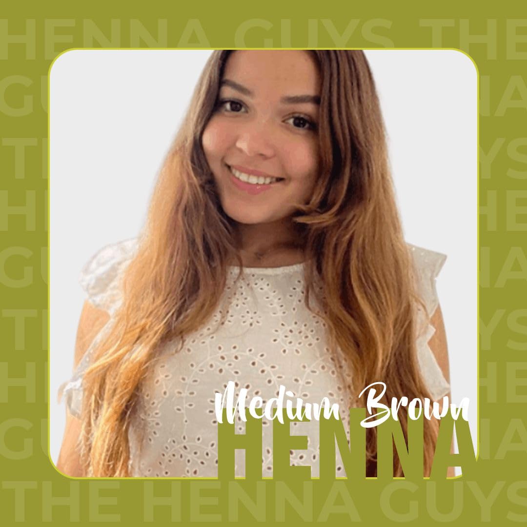 The Henna Guys Medium Brown Henna Hair Dye application process