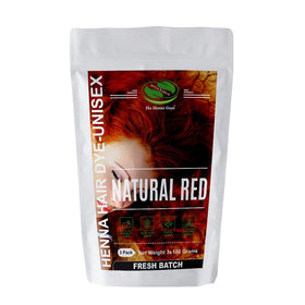 The Henna Guys Natural Red Henna Hair Dye pack front view