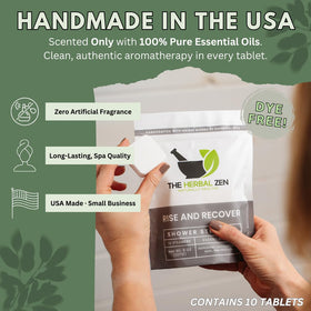 The Herbal Zen Aromatherapy Shower Steamers with mint and eucalyptus
