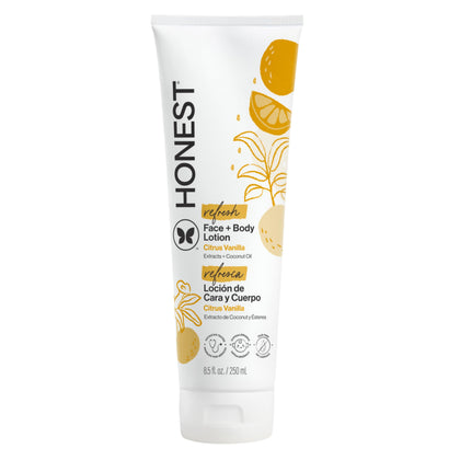 The Honest Company Body Lotion Citrus Vanilla front view