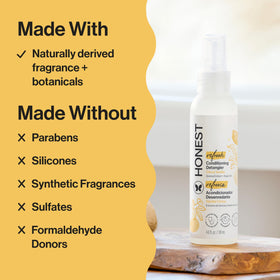 The Honest Company Hair Detangler Citrus Vanilla 4 fl oz spray nozzle