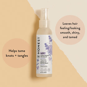 The Honest Company Hair Detangler Lavender Calm 4 fl oz back view
