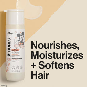 The Honest Company Sweet Cream Conditioner side view showing packaging details