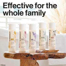 The Honest Company Sweet Cream Conditioner with lavender flowers