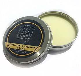 The Ilex Wood salves packaging with organic labels