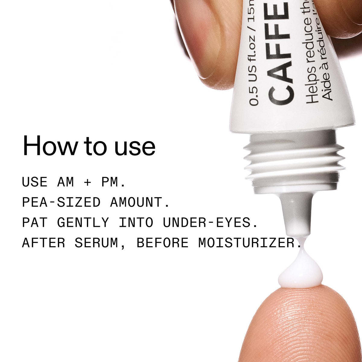 The INKEY List Caffeine Eye Cream close-up