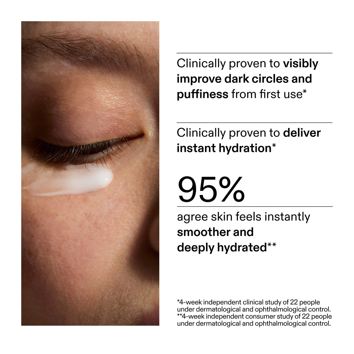 The INKEY List Caffeine Eye Cream with fresh ingredients