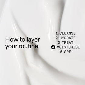 The INKEY List Omega Water Cream lifestyle use on a bathroom counter