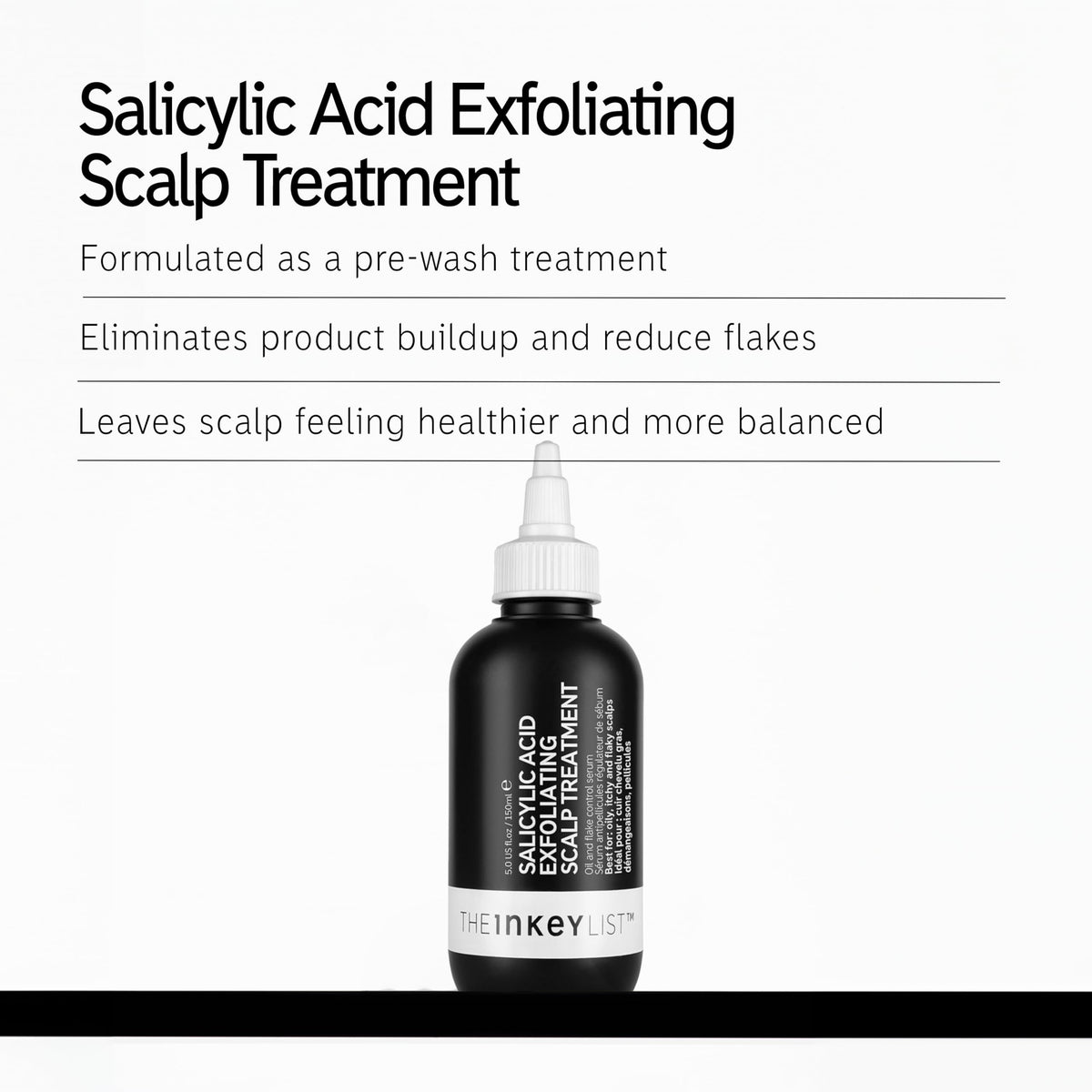 The INKEY List Salicylic Acid Exfoliating Scalp back view