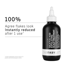 The INKEY List Salicylic Acid Exfoliating Scalp with application process