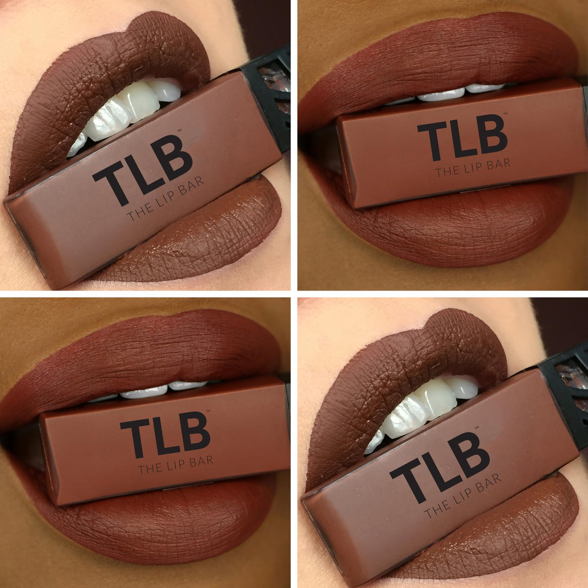 The Lip Bar Liquid Matte Lipstick 3 Pack Savage application
