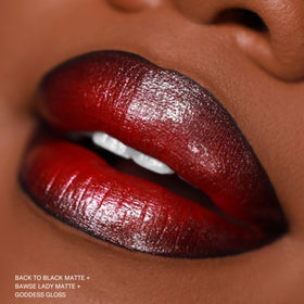 The Lip Bar Nonstop Liquid Matte Lipstick Bawse Lady in makeup bag