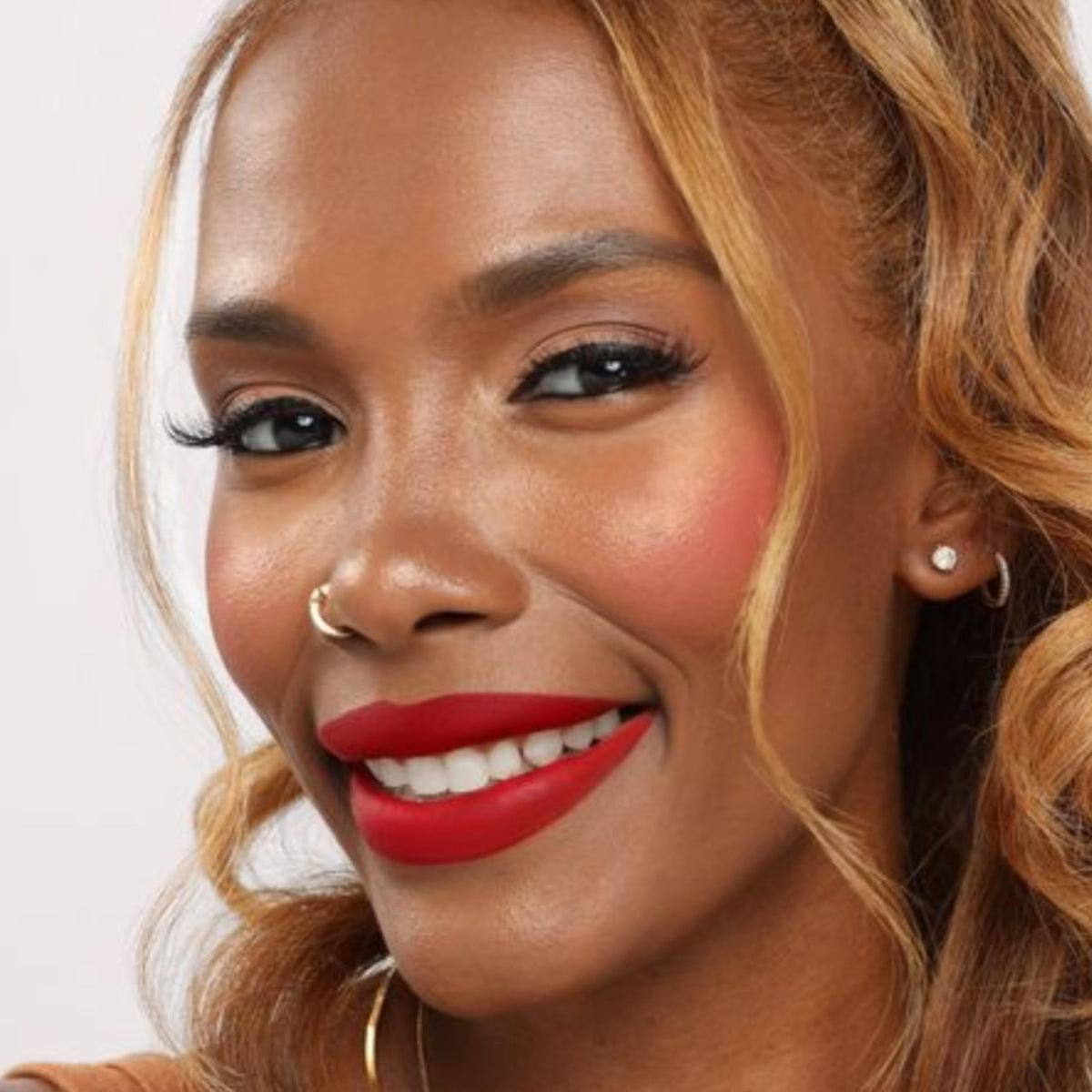 The Lip Bar Nonstop Liquid Matte Lipstick Bawse Lady on vanity