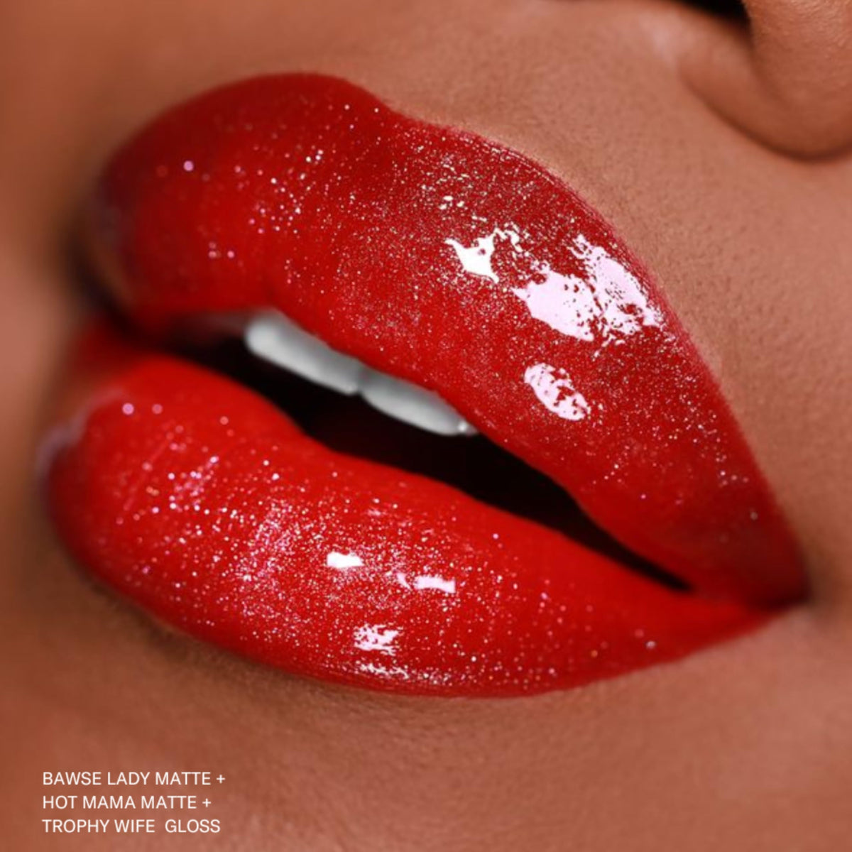 The Lip Bar Nonstop Liquid Matte Lipstick Bawse Lady with lip care duo