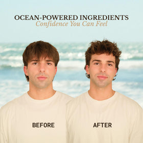 The Merman Curling Sea Clay on a styled hair model