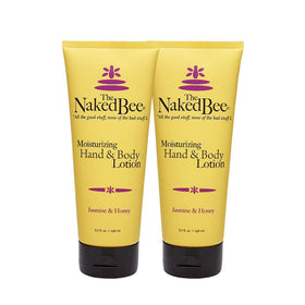 The Naked Bee Jasmine & Honey Moisturizing Lotion front view 6.7 oz