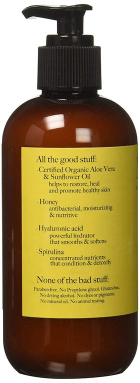 The Naked Bee Nourishing Body Lotion showing texture