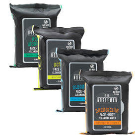 The Nobleman Aloe Infused Cleansing Wipes with Eucalyptus and Lemon