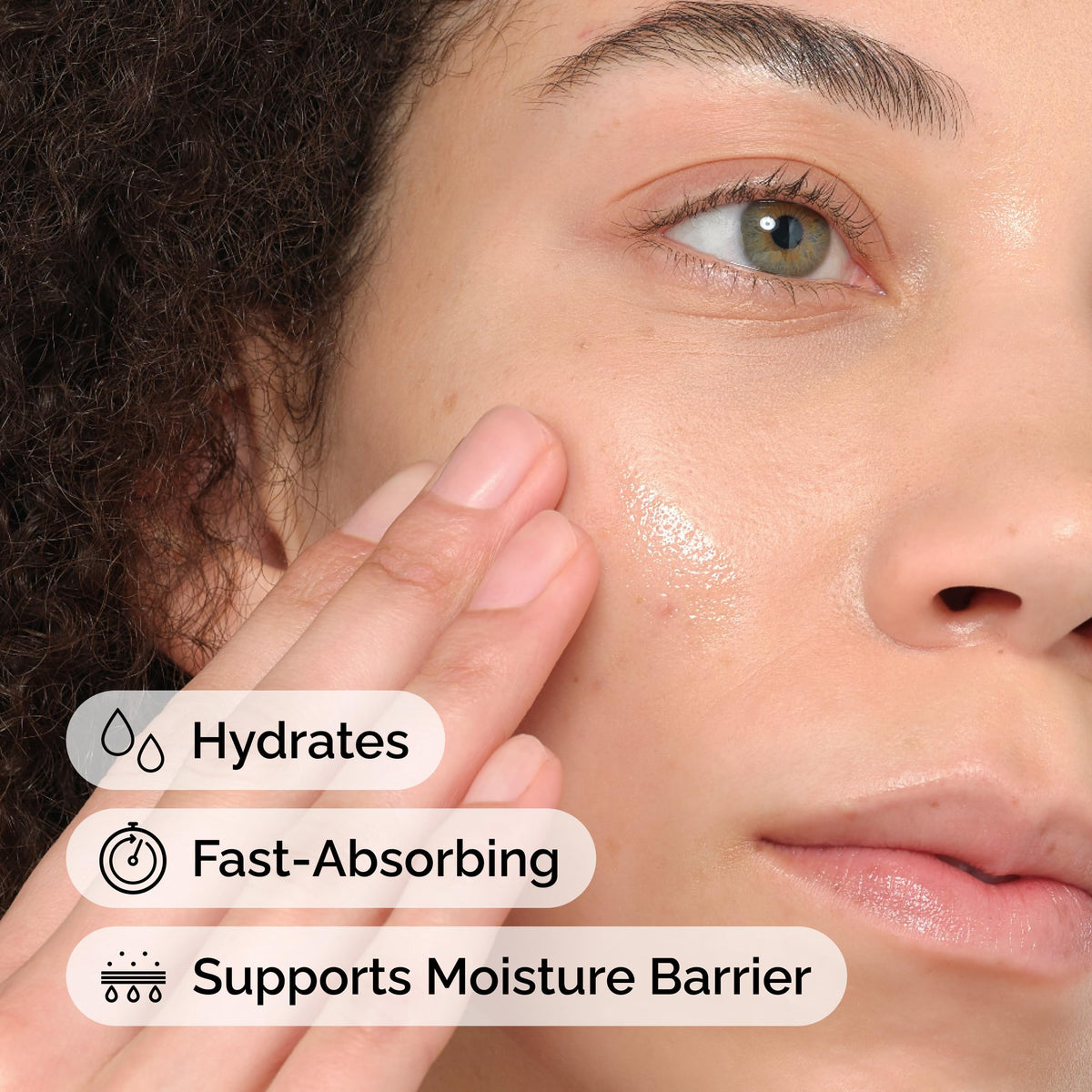 The Ordinary 100% Plant-Derived Squalane applied to skin