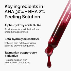 The Ordinary AHA 30% + BHA 2% Peeling Solution bottle with label