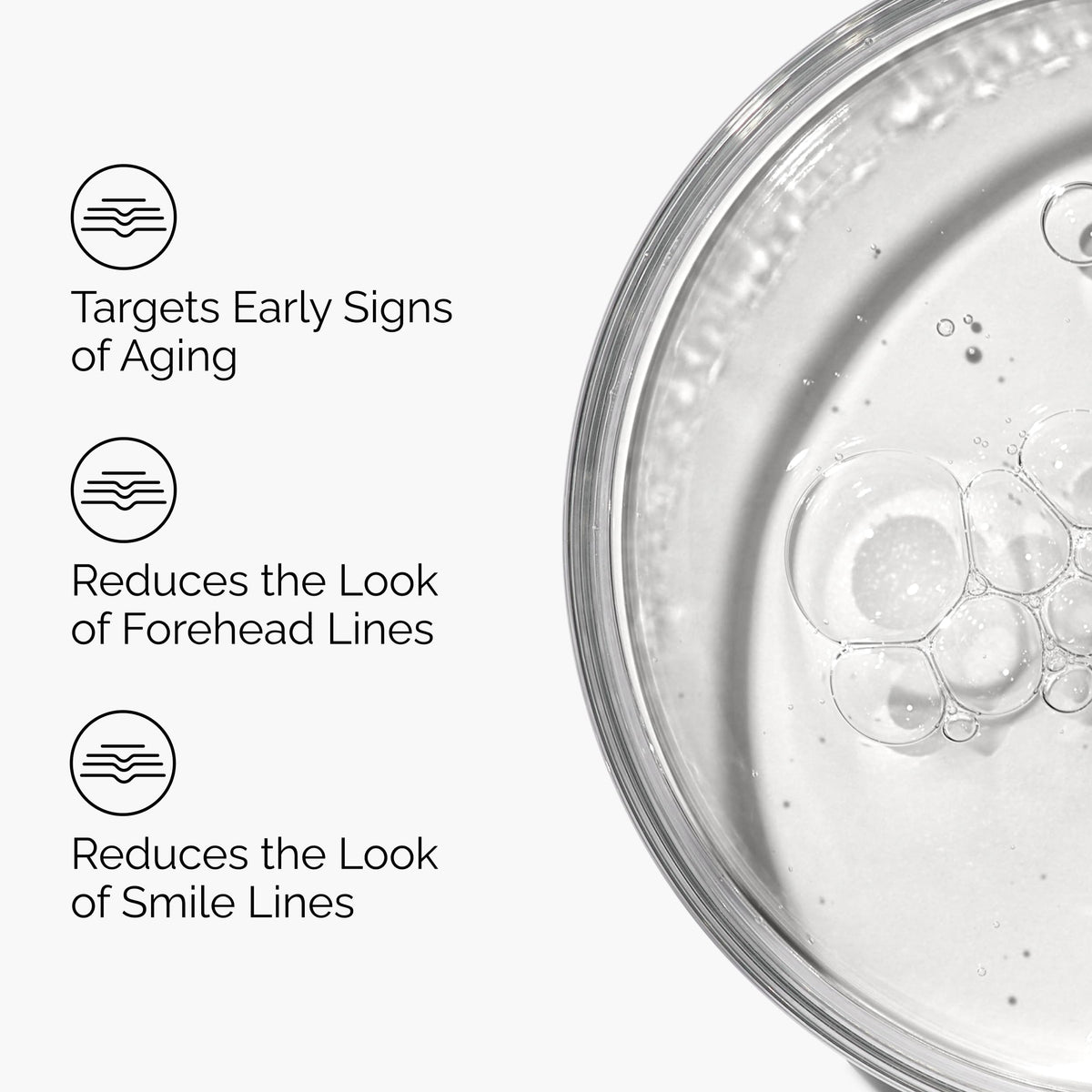 The Ordinary Argireline Solution 10% serum application on skin