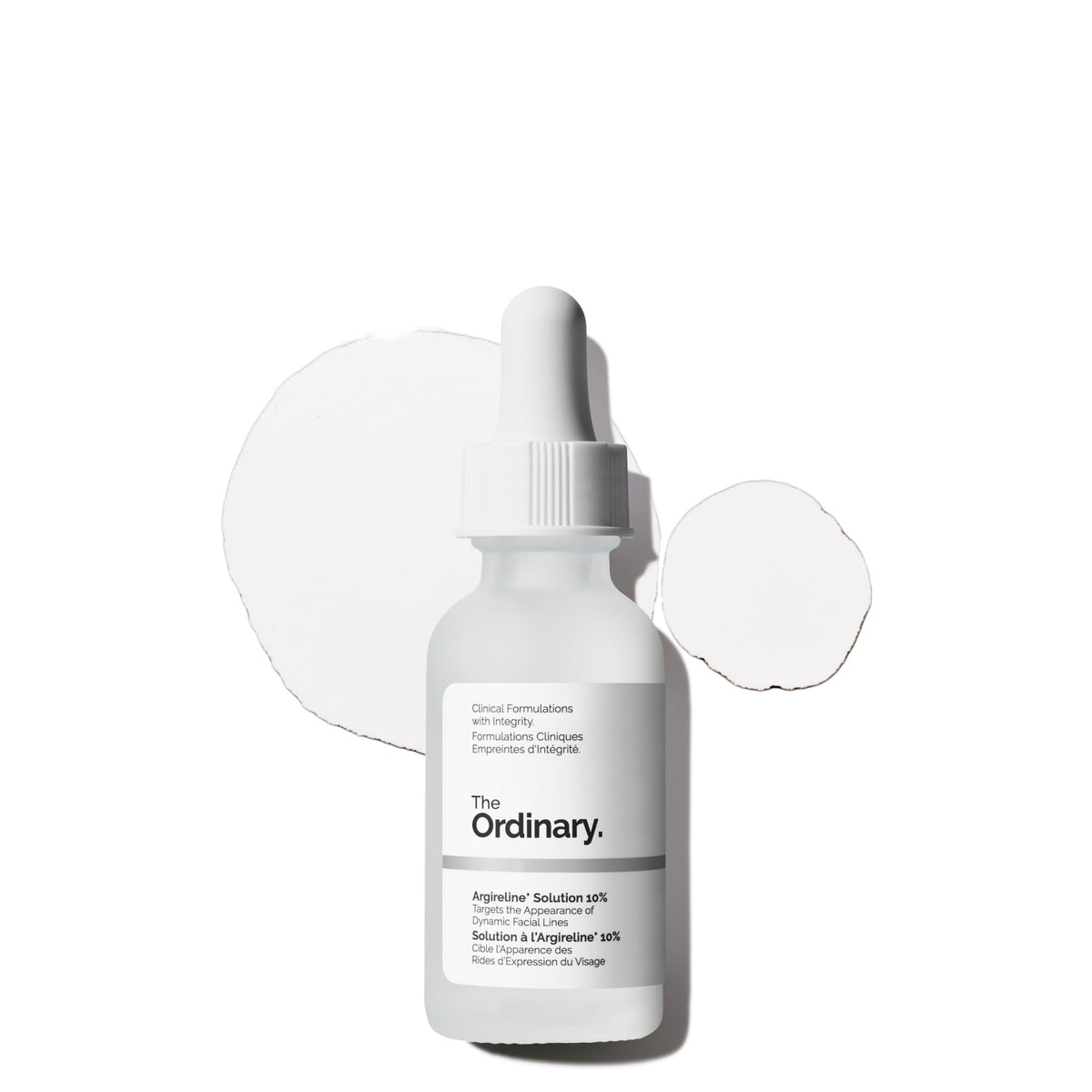 The Ordinary Argireline Solution 10% serum front view with packaging