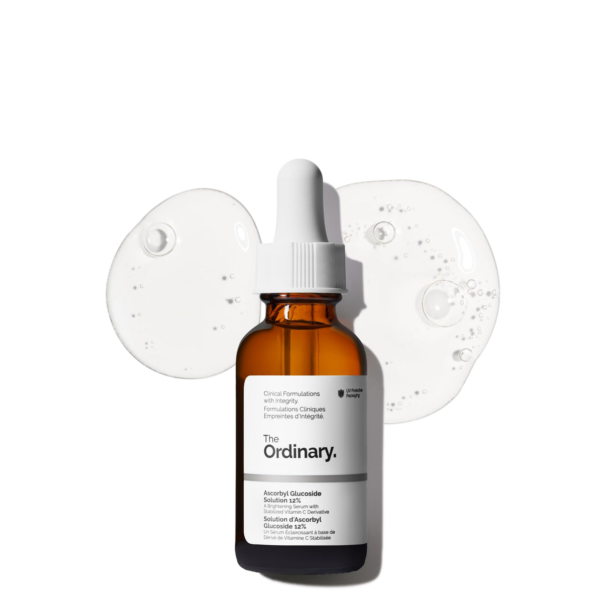 The Ordinary Ascorbyl Glucoside Solution 12% front view with packaging