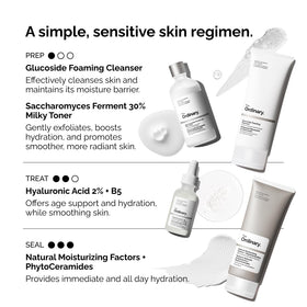 The Ordinary Glucoside Foaming Cleanser 5.1 Fl Oz with ingredients list