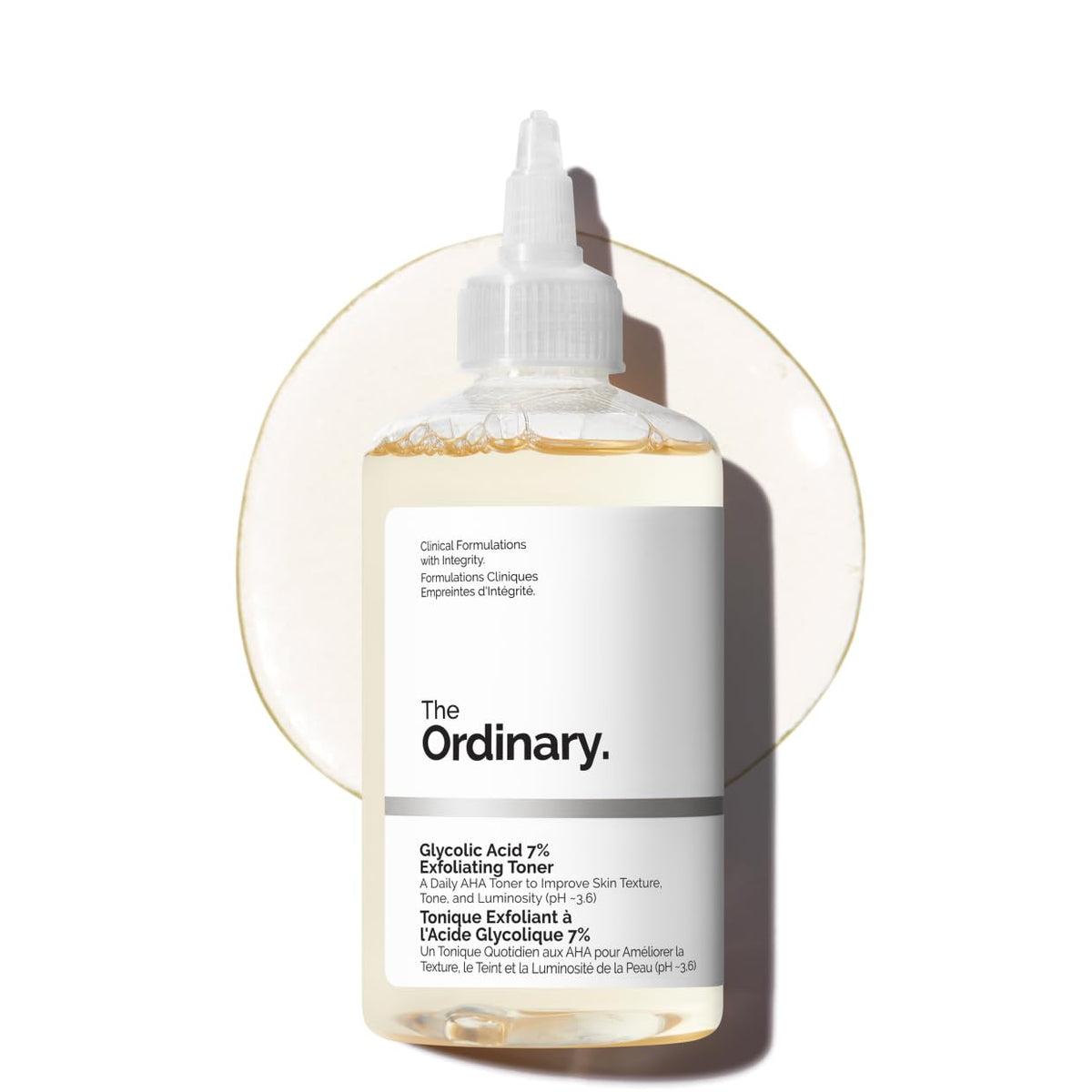 The Ordinary Glycolic Acid 7% Exfoliating Toner front view 8.1 Fl Oz