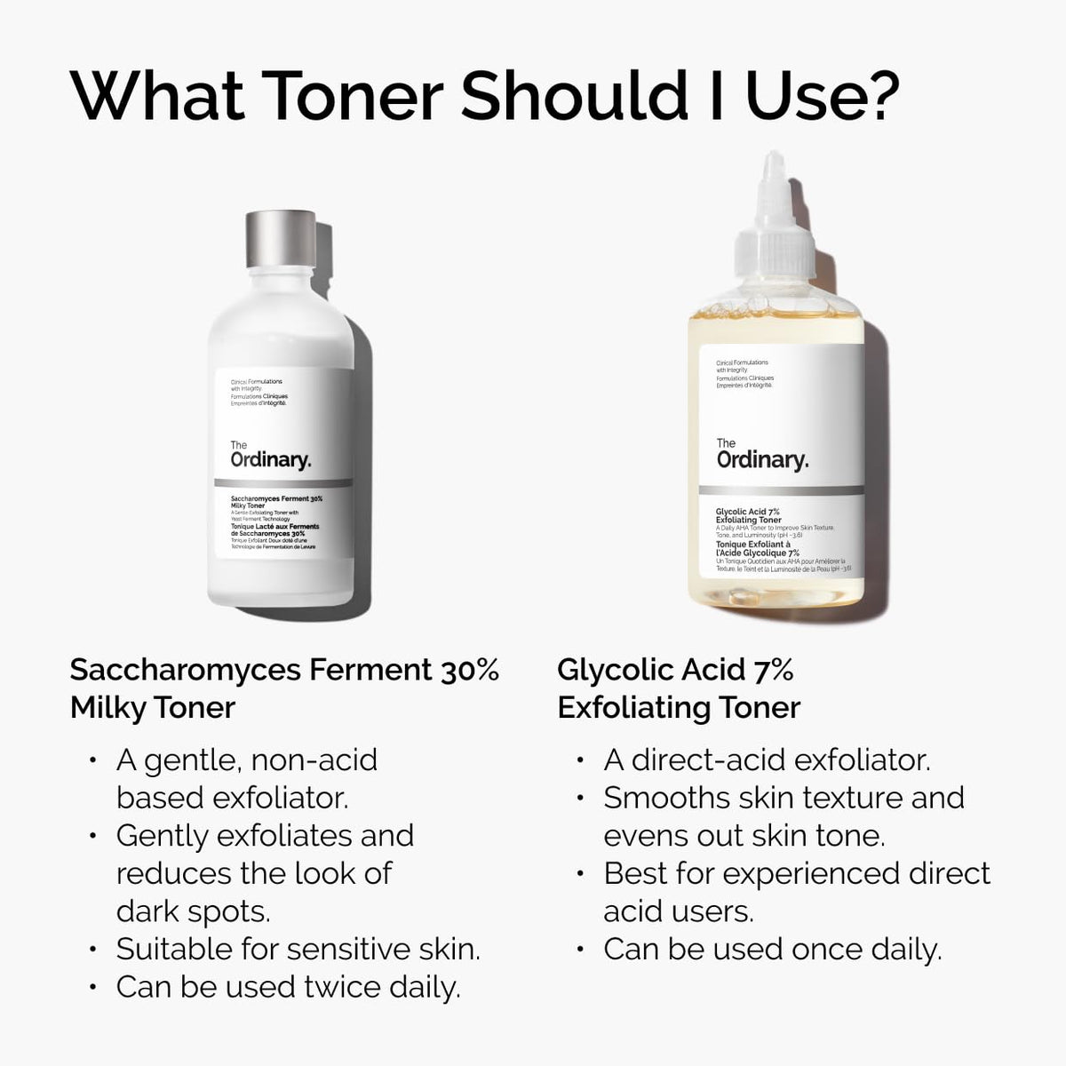 The Ordinary Glycolic Acid 7% Exfoliating Toner in hand