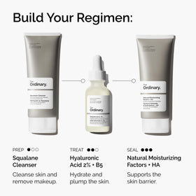 The Ordinary Hyaluronic Acid 2% + B5 Serum application on skin