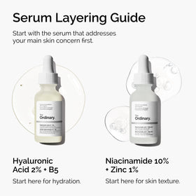 The Ordinary Hyaluronic Acid 2% + B5 Serum texture on hand