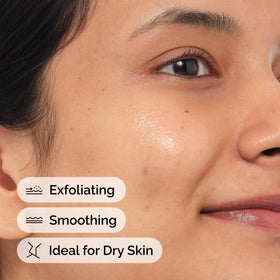 The Ordinary Lactic Acid 10% + Hyaluronic Acid serum application on skin