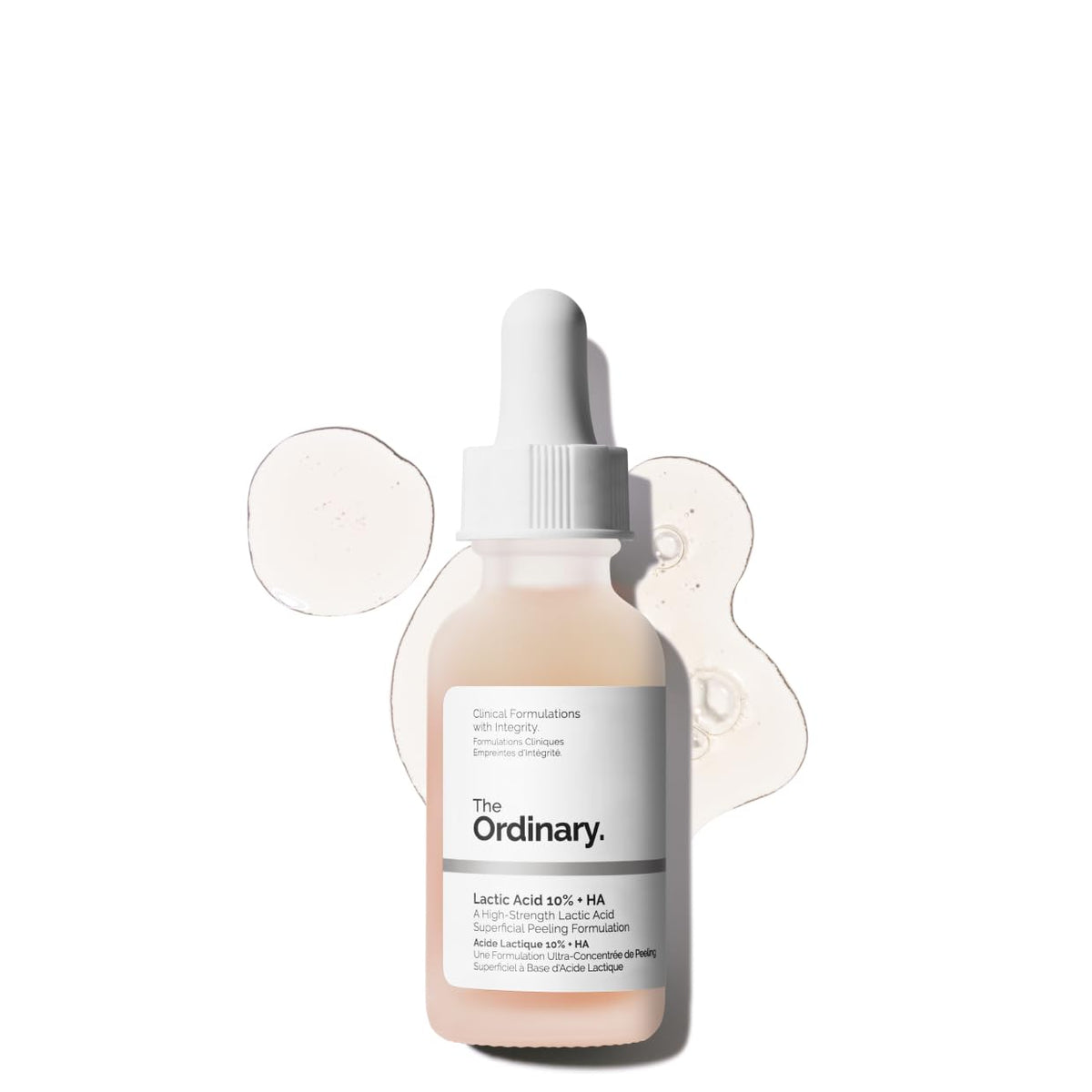 The Ordinary Lactic Acid 10% + Hyaluronic Acid serum front view