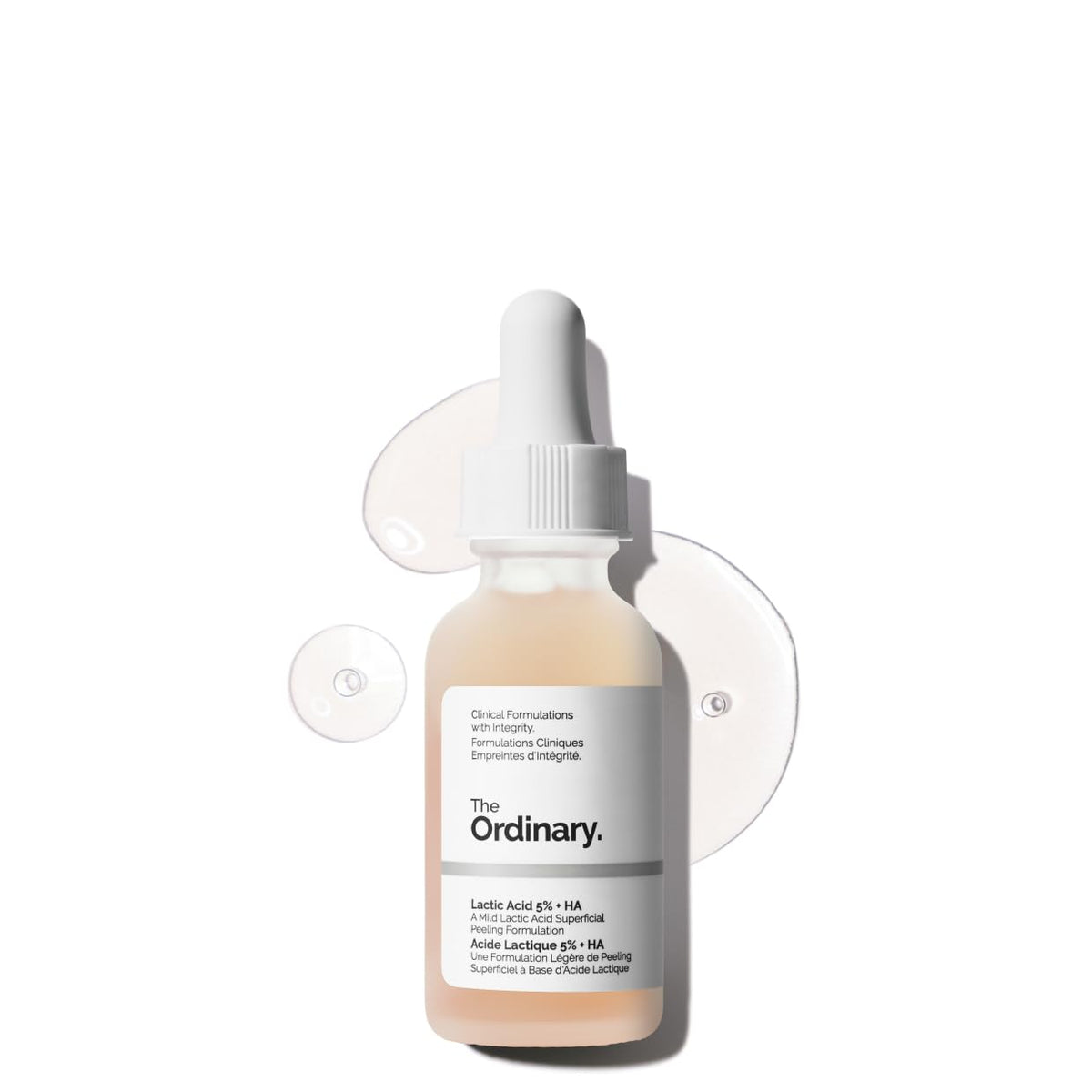 The Ordinary Lactic Acid 5% + Hyaluronic Acid serum front view