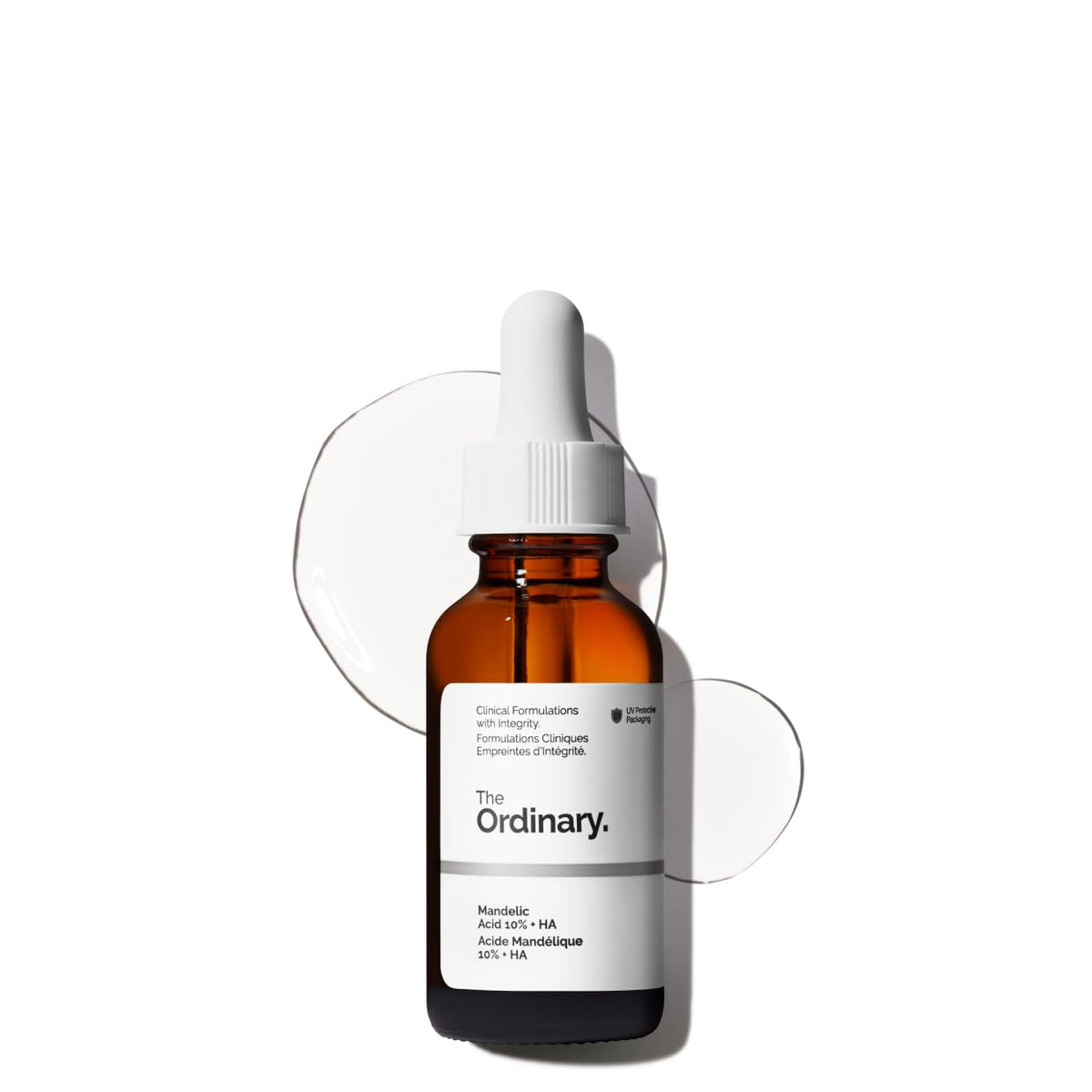 The Ordinary Mandelic Acid 10% serum front view with packaging