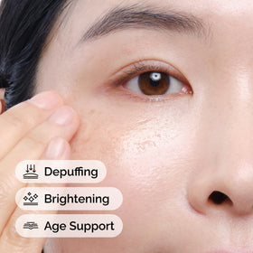 The Ordinary Multi-Peptide Eye Serum application on skin