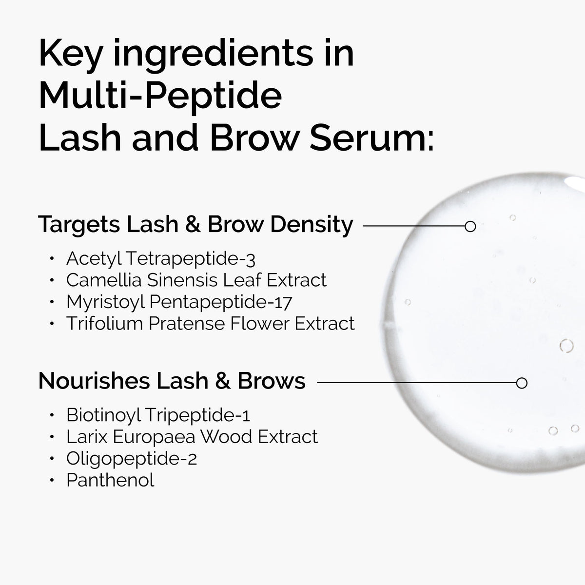 The Ordinary Multi-Peptide Lash and Brow Serum side view showing applicator