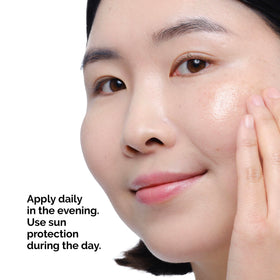 The Ordinary Retinol 0.2% in Squalane serum application on skin