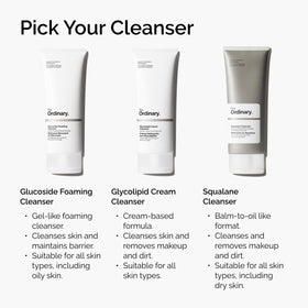 The Ordinary Squalane Cleanser with ingredients list