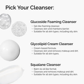 The Ordinary Squalane Cleanser with travel essentials