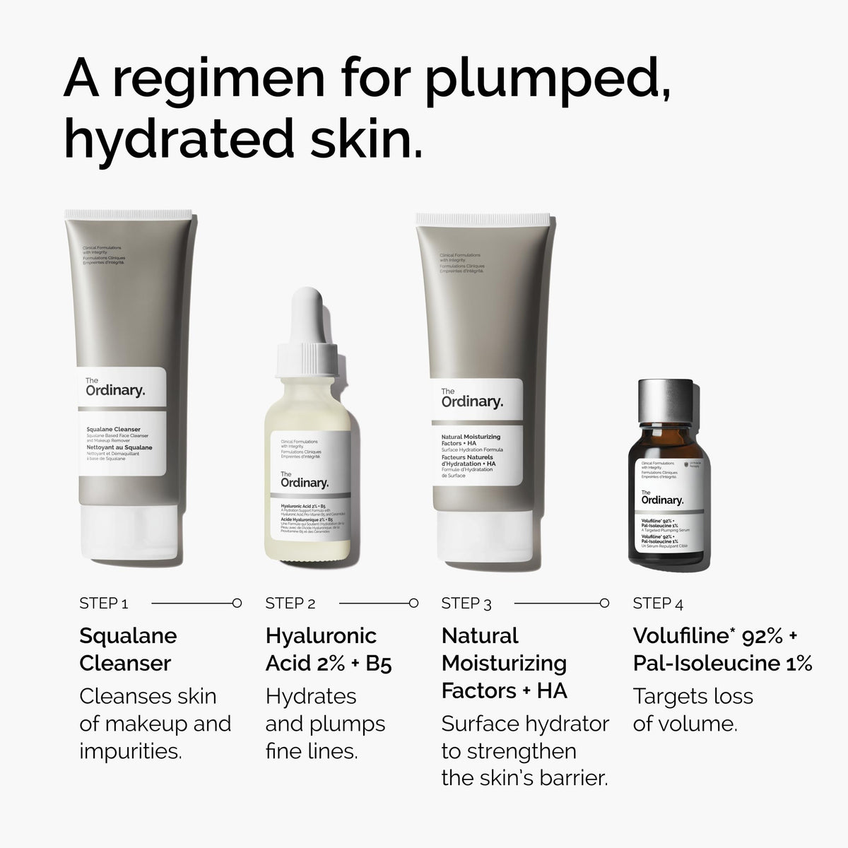 The Ordinary Volufiline 92% Plumping Serum with packaging