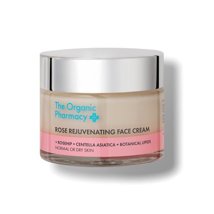 The Organic Pharmacy Rose Rejuvenating Face Cream 50ml front view