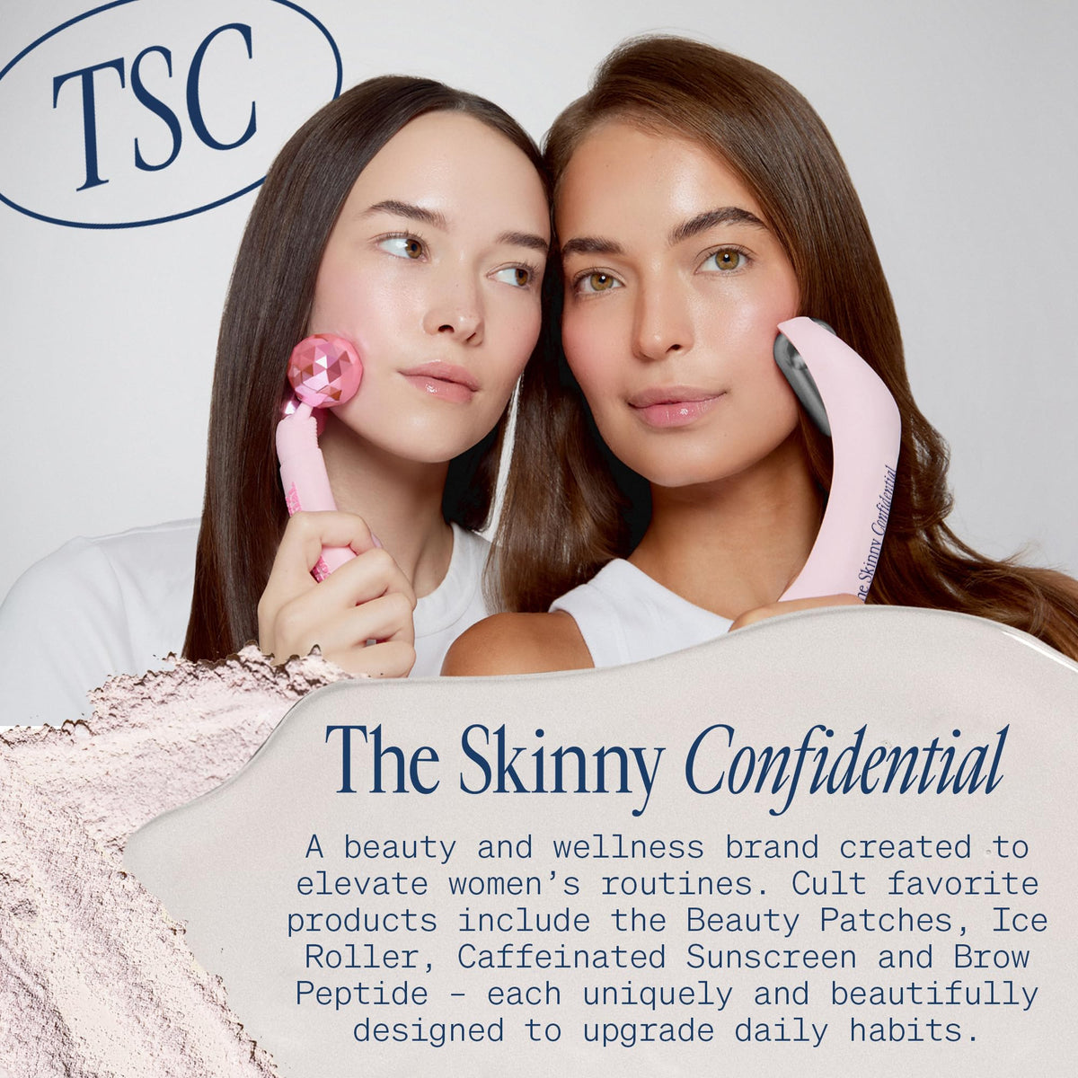The Skinny Confidential Ice Roller packaging details